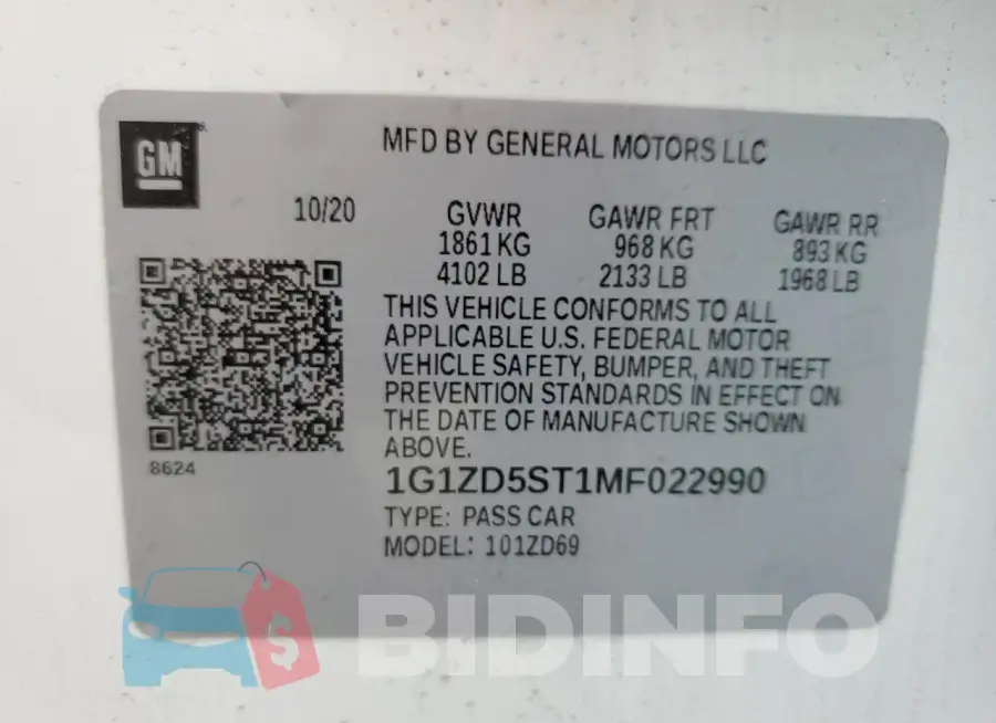 1G1ZD5ST1MF022990 Photo# 12