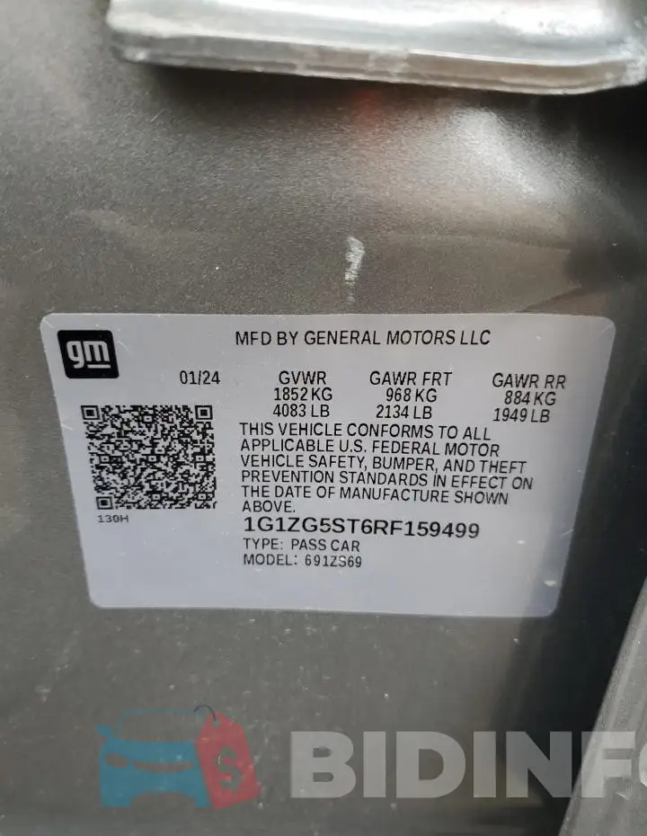 1G1ZG5ST6RF159499 Photo# 12