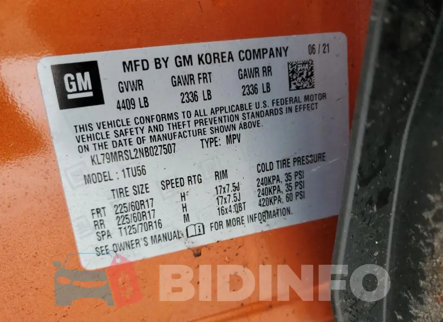 KL79MRSL2NB027507 Photo# 13
