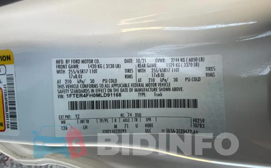 1FTER4FH0MLD91168 Photo# 10