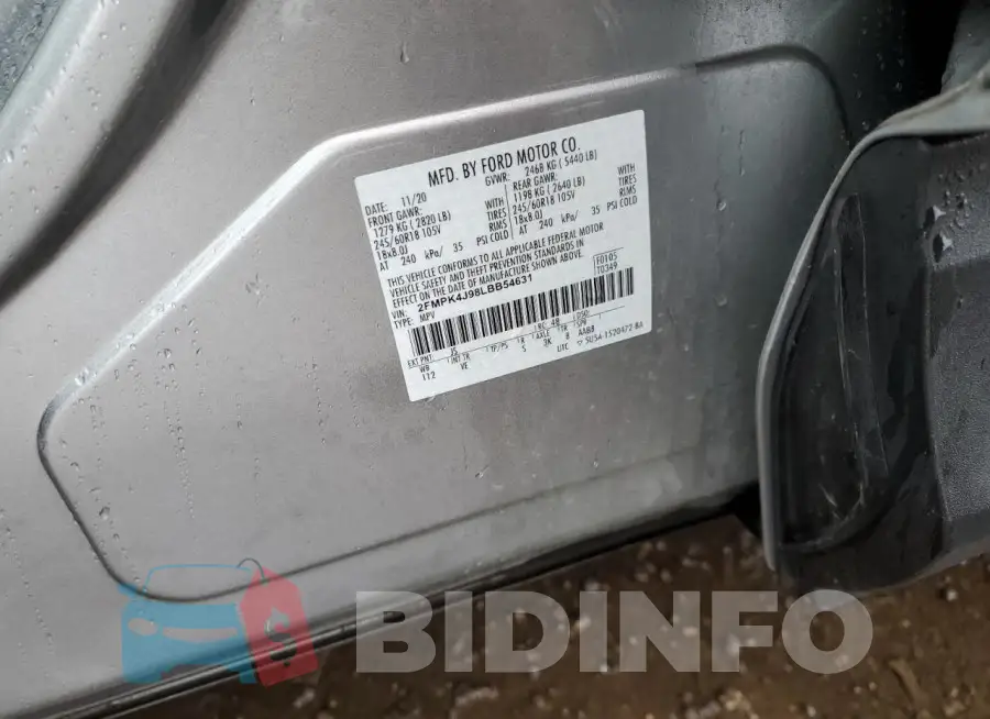 2FMPK4J98LBB54631 Photo# 13
