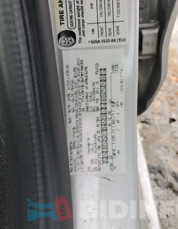 3FADP4BJ6KM149609 Photo# 13