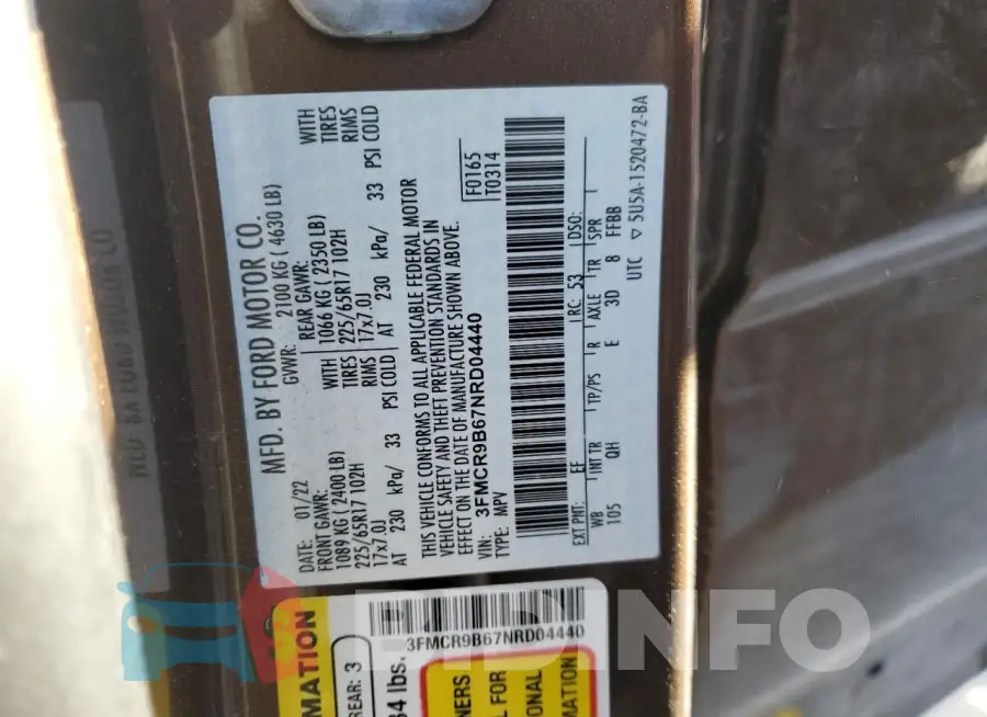 3FMCR9B67NRD04440 Photo# 13
