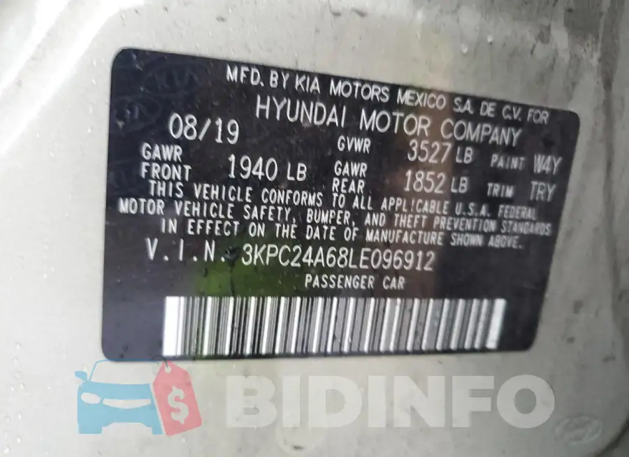 3KPC24A68LE096912 Photo# 12
