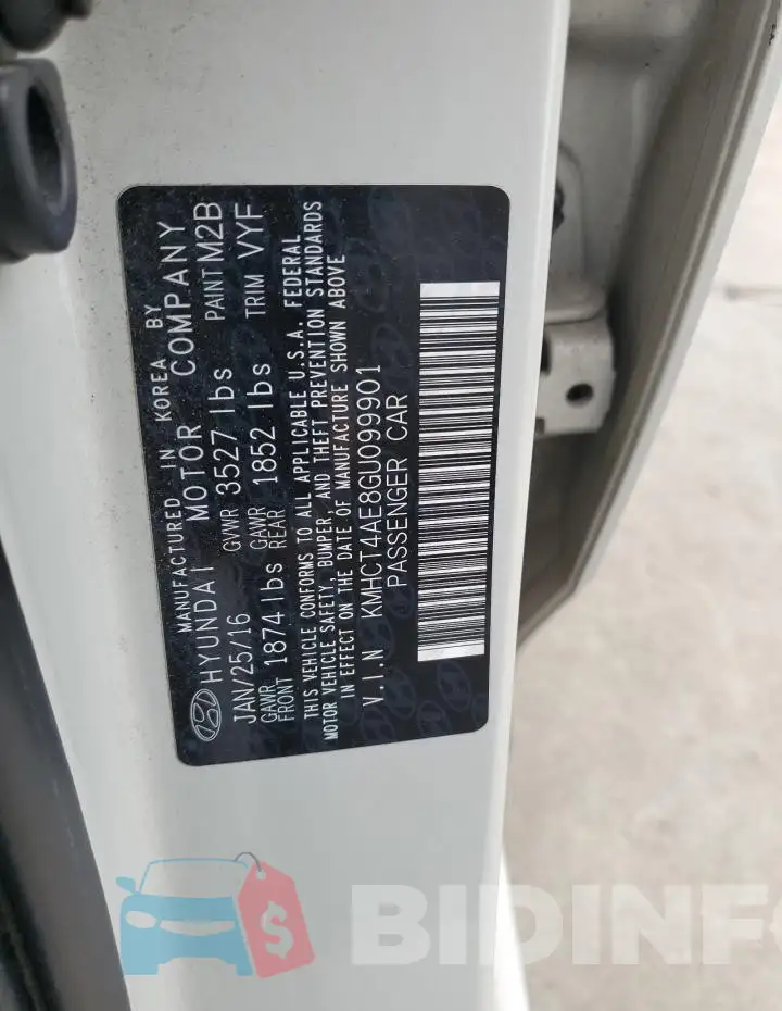 KMHCT4AE8GU099901 Photo# 12