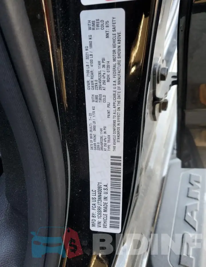 1C6SRFJT3NN400971 Photo# 13