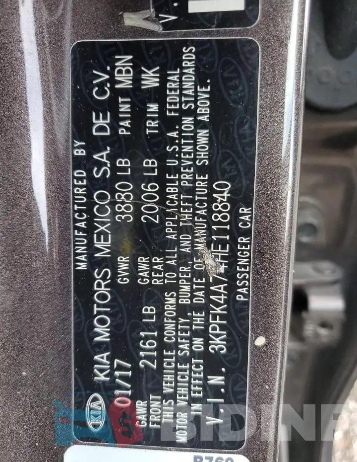 3KPFK4A74HE118840 Photo# 12