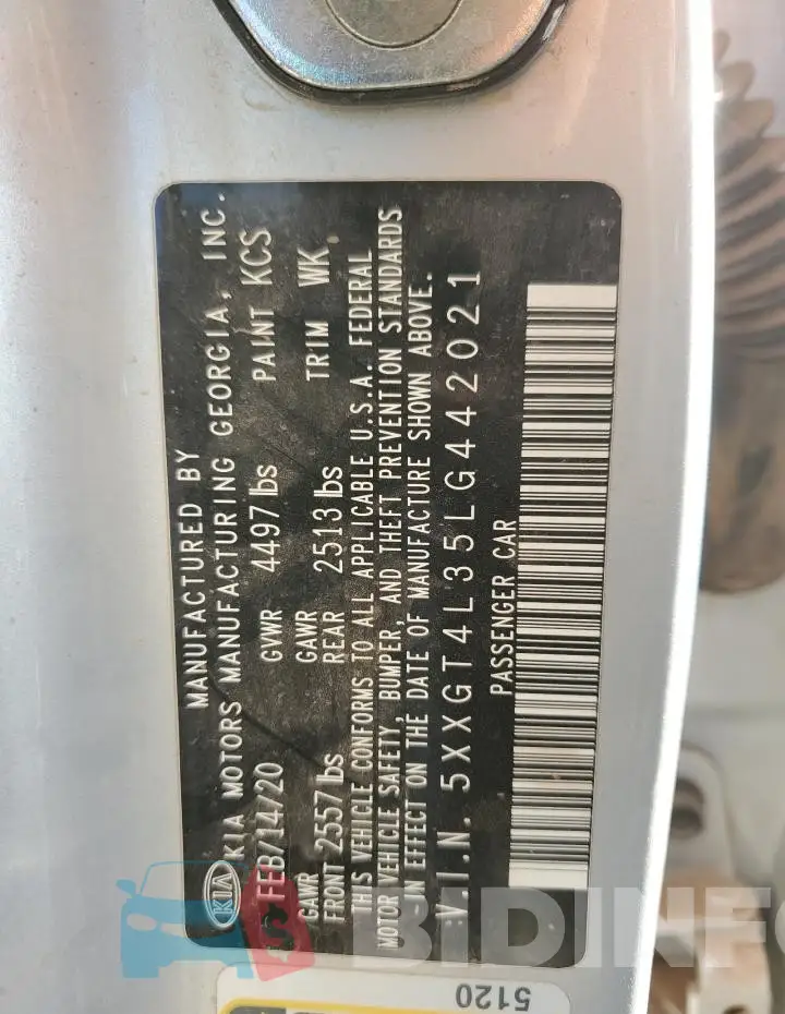 5XXGT4L35LG442021 Photo# 12