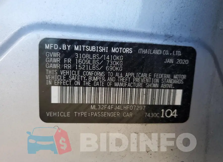 ML32F4FJ4LHF07297 Photo# 12