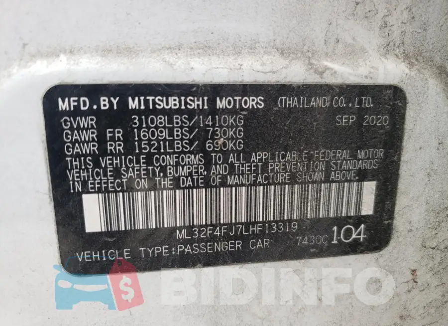 ML32F4FJ7LHF13319 Photo# 12