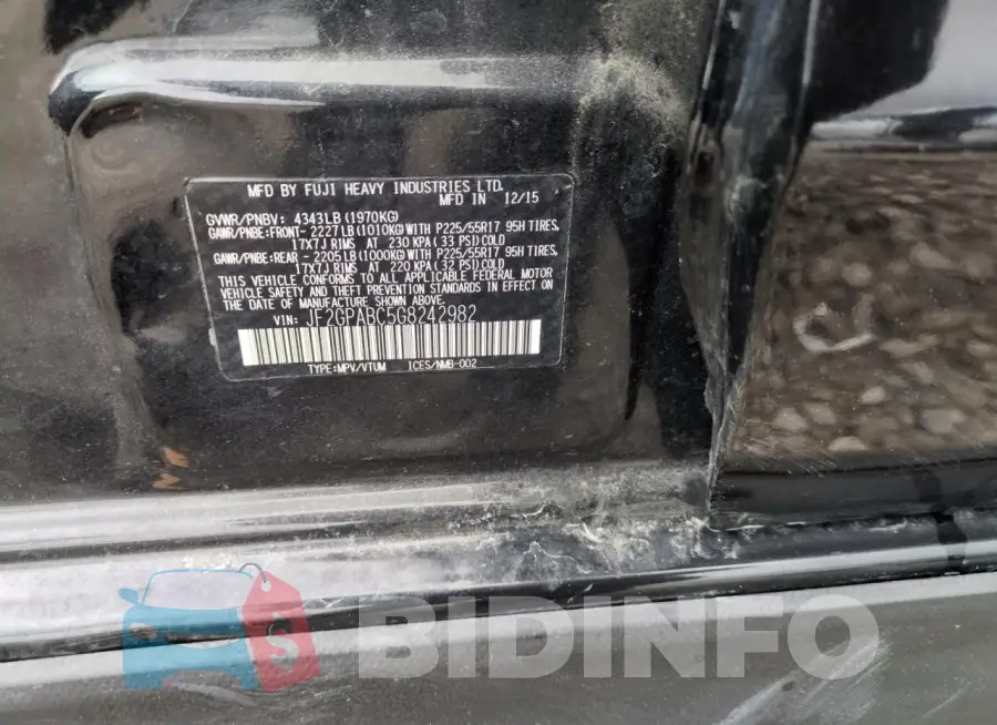 JF2GPABC5G8242982 Photo# 13