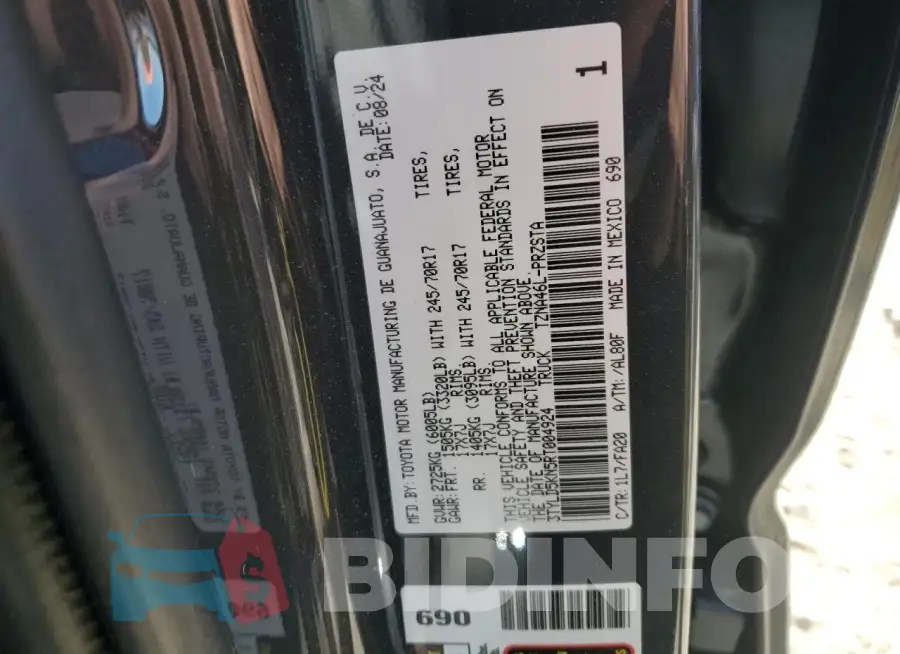 3TYLD5KN5RT004924 Photo# 12