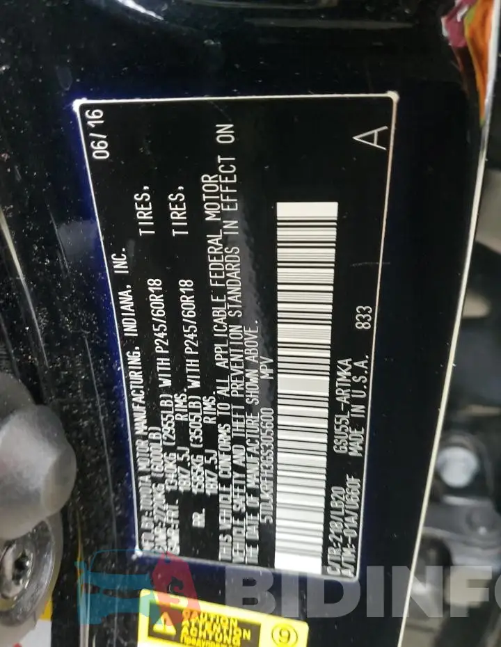5TDJKRFH3GS305600 Photo# 13