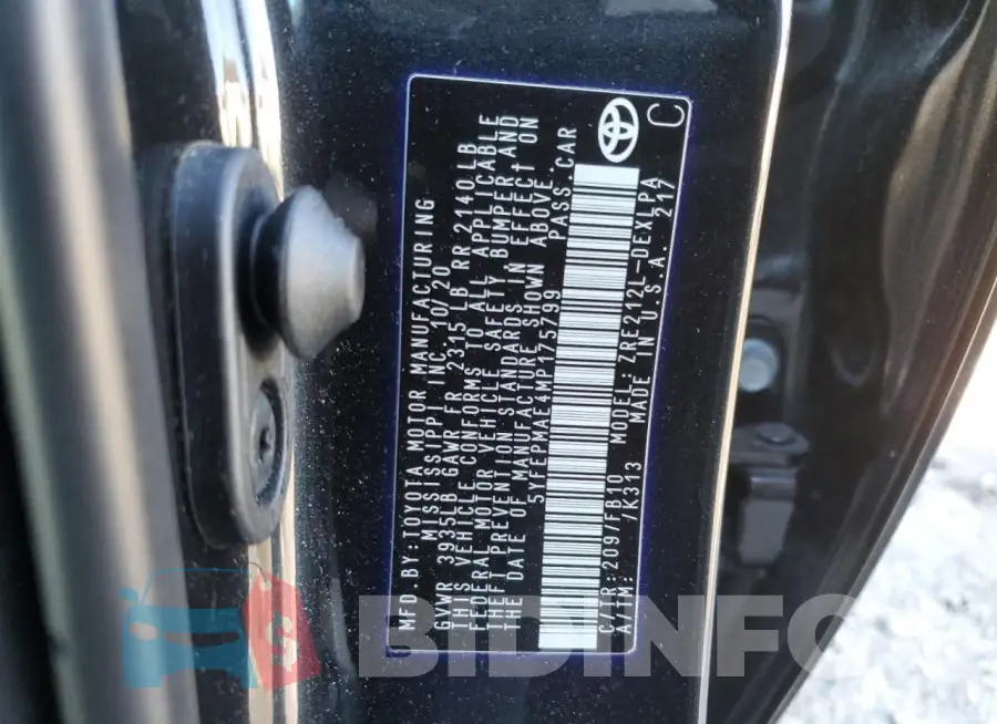 5YFEPMAE4MP175799 Photo# 12