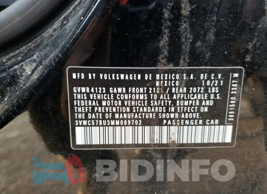 3VWC57BU3MM089702 Photo# 12