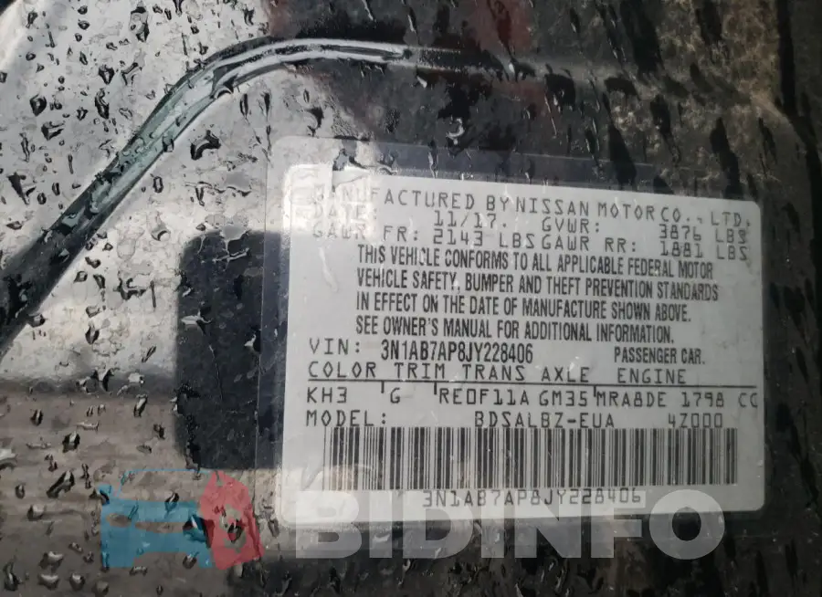 3N1AB7AP8JY228406 Photo# 12