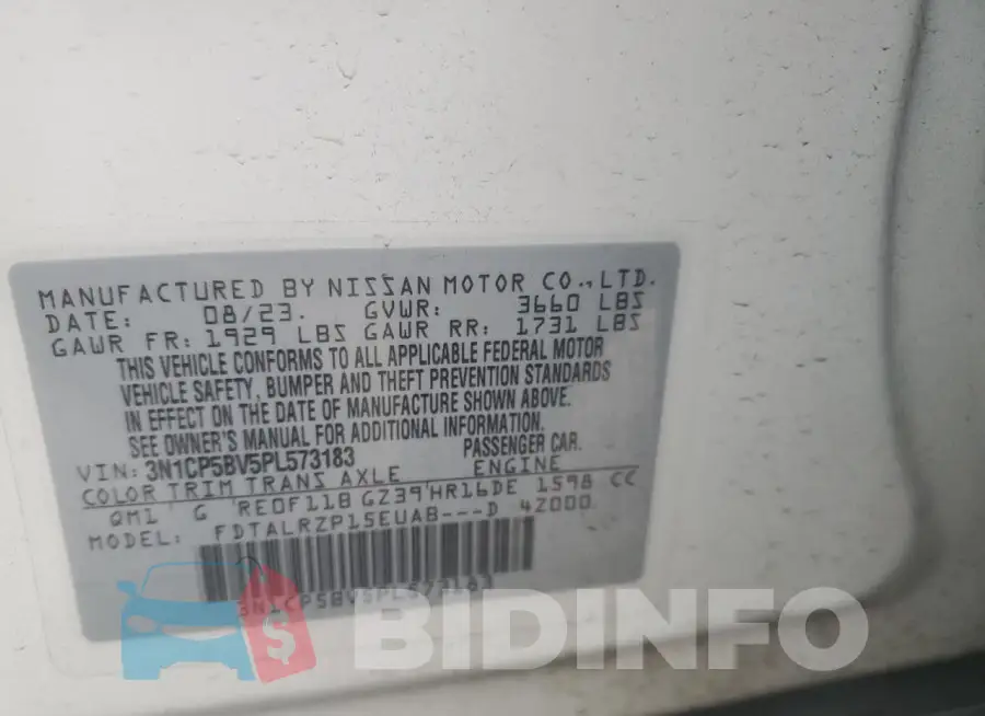 3N1CP5BV5PL573183 Photo# 13