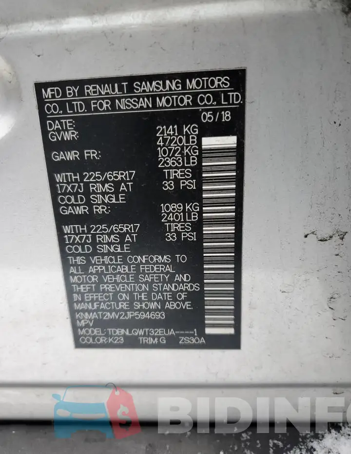 KNMAT2MV2JP594693 Photo# 12