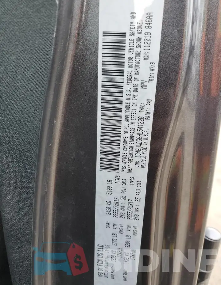 1C4BJWDG8HL541226 Photo# 13