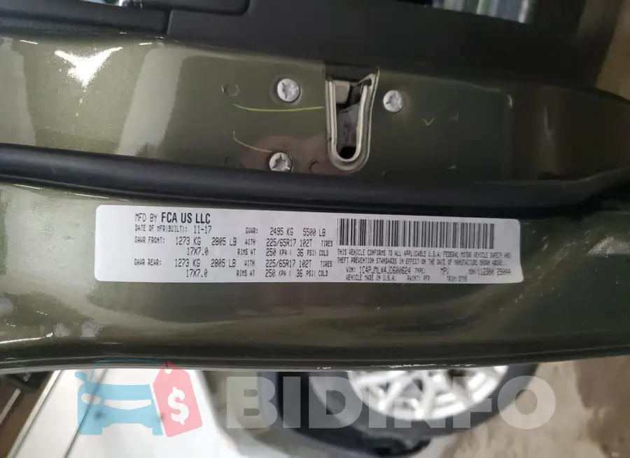 1C4PJMLX4JD600624 Photo# 13