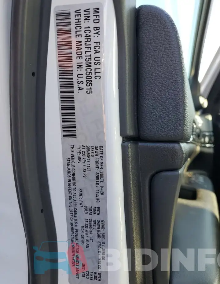 1C4RJFLT5MC508515 Photo# 13