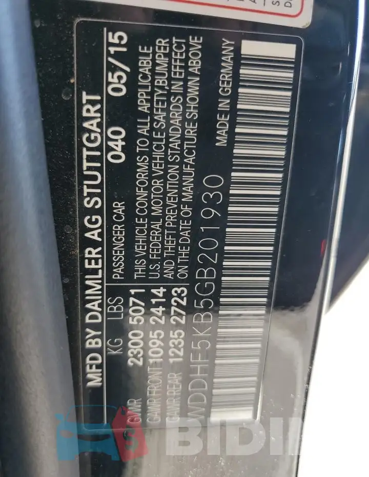 WDDHF5KB5GB201930 Photo# 12