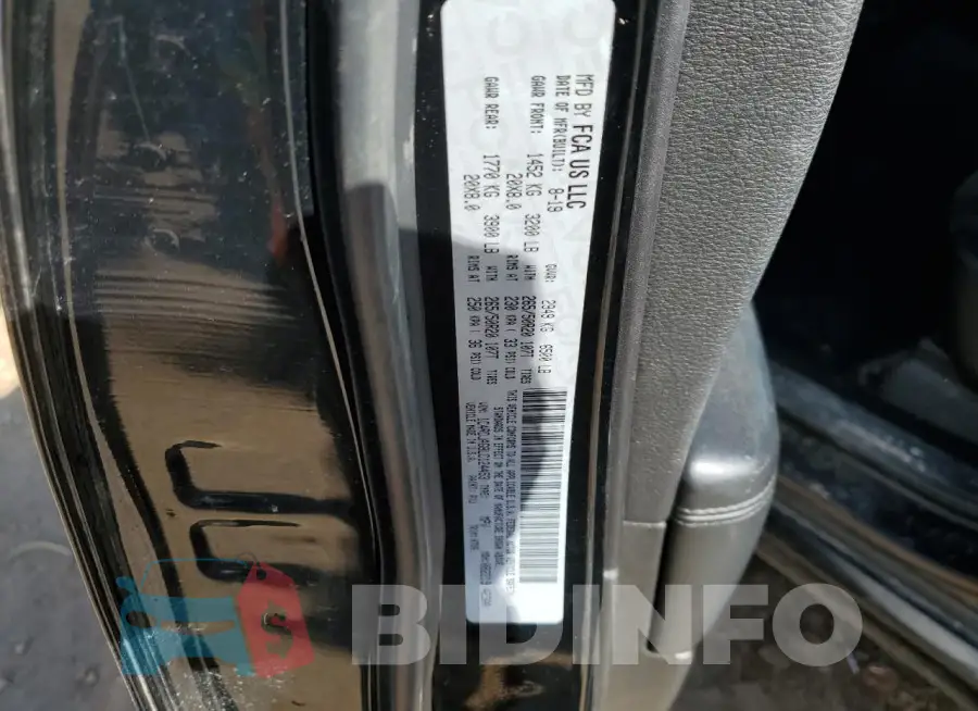 1C4RDJAG8LC124453 Photo# 13