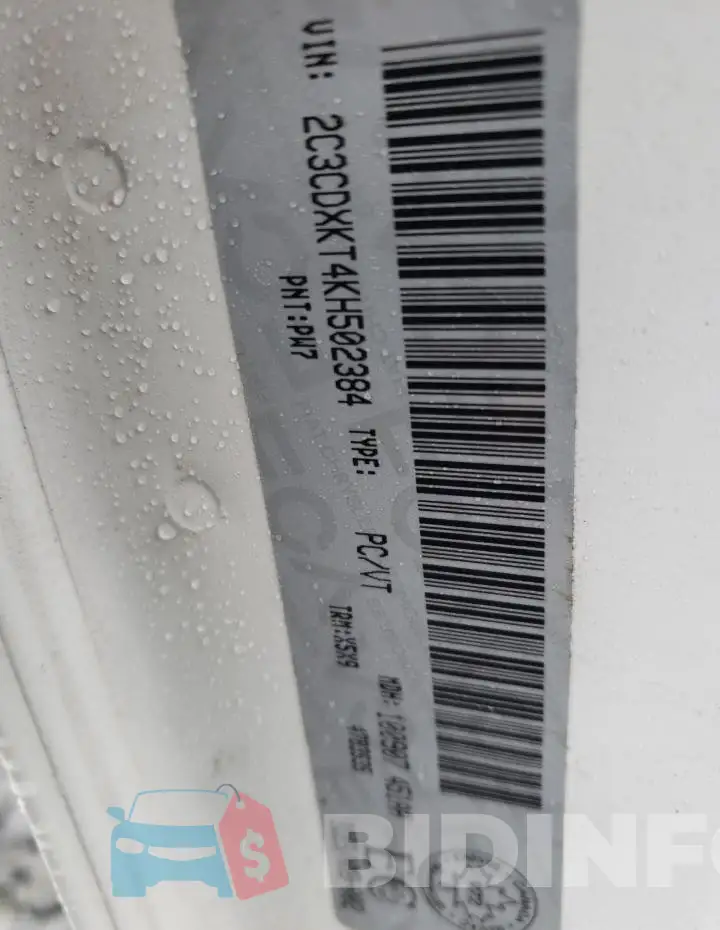 2C3CDXKT4KH502384 Photo# 13