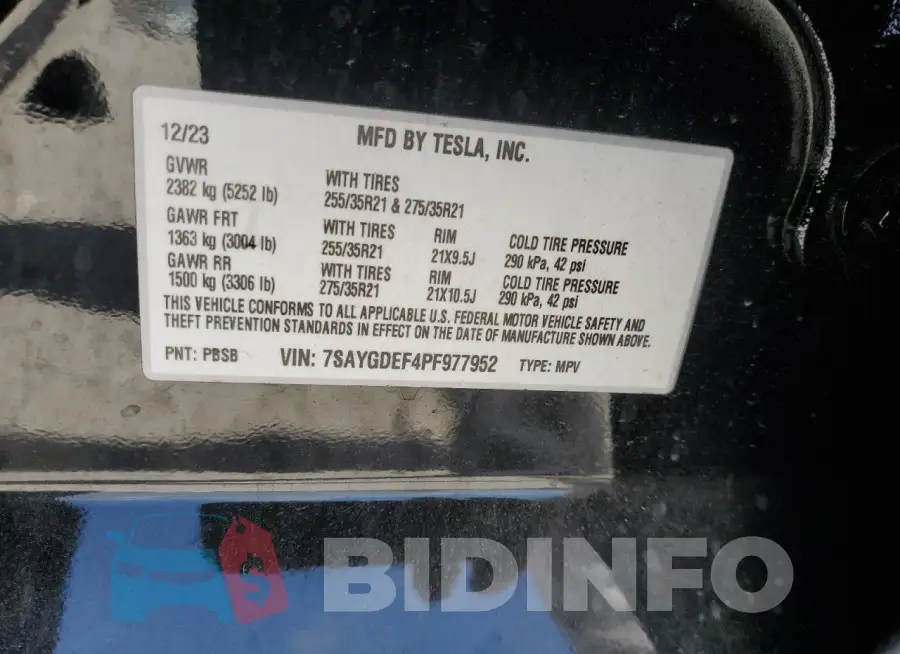 7SAYGDEF4PF977952 Photo# 13