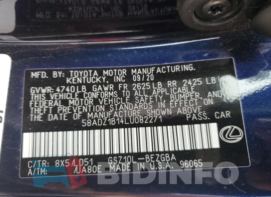 58ADZ1B14LU082271 Photo# 13