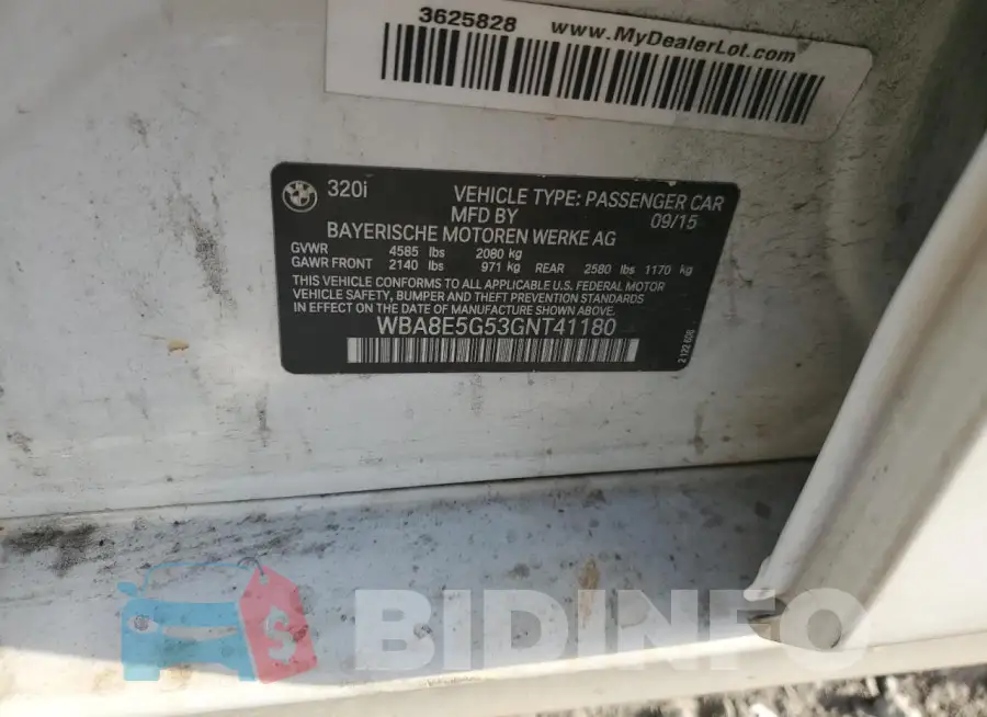WBA8E5G53GNT41180 Photo# 13