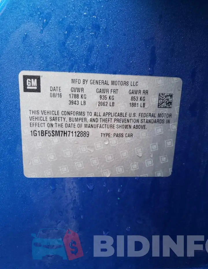1G1BF5SM7H7112889 Photo# 13