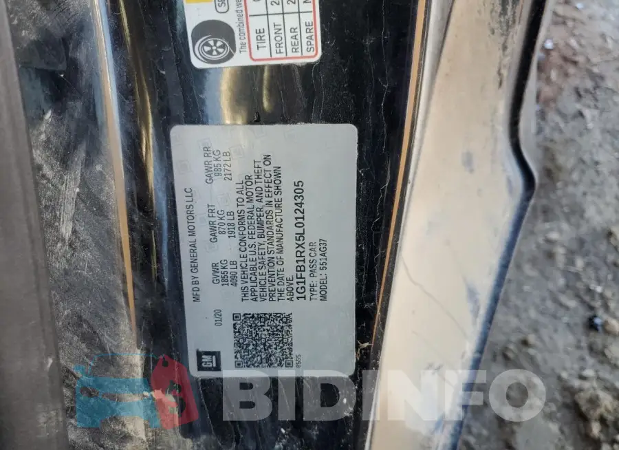 1G1FB1RX5L0124305 Photo# 12