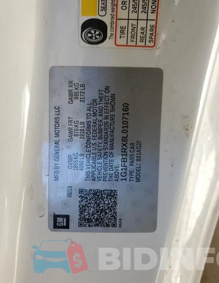 1G1FB1RX8L0107160 Photo# 12