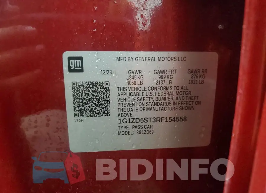 1G1ZD5ST3RF154558 Photo# 13