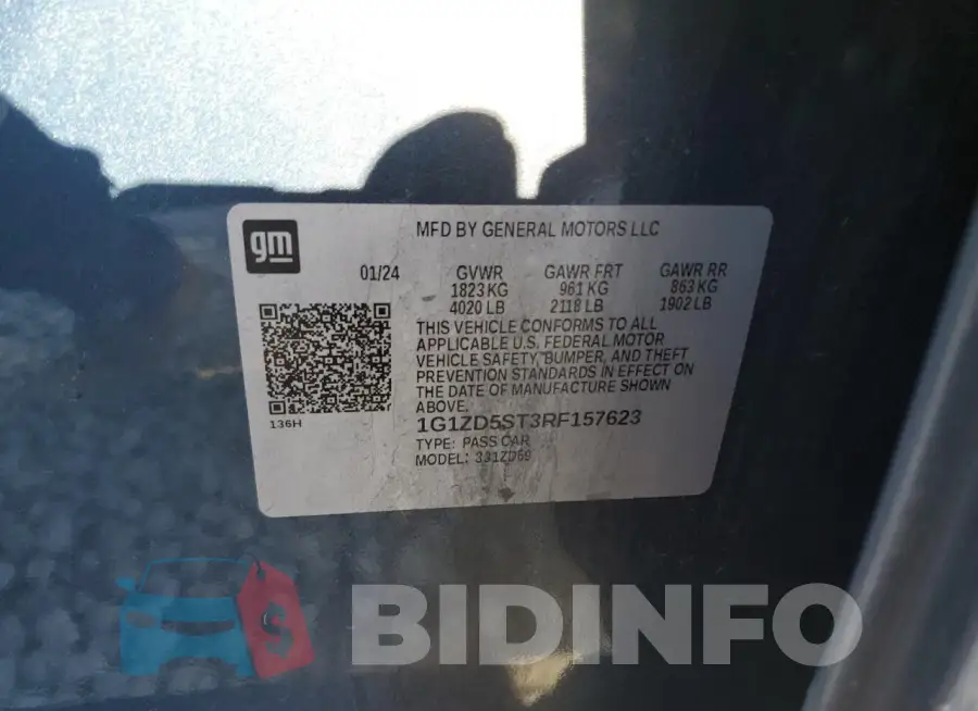 1G1ZD5ST3RF157623 Photo# 12