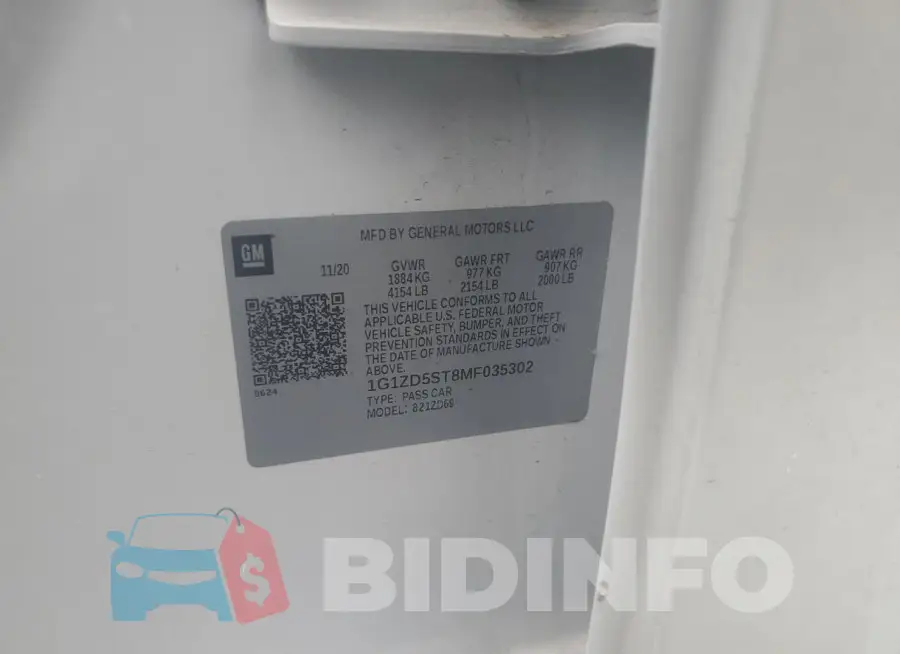 1G1ZD5ST8MF035302 Photo# 12