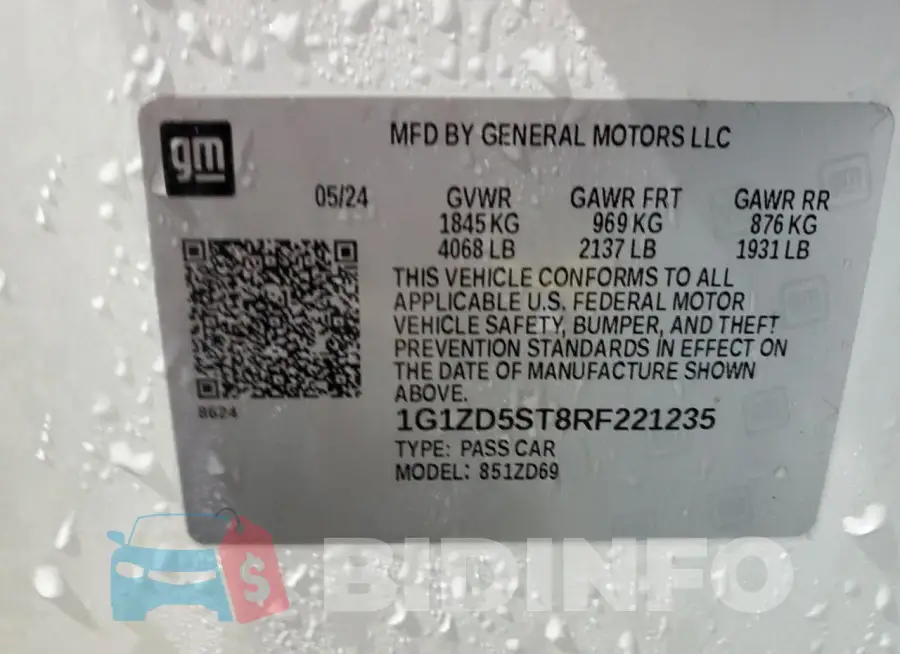 1G1ZD5ST8RF221235 Photo# 13