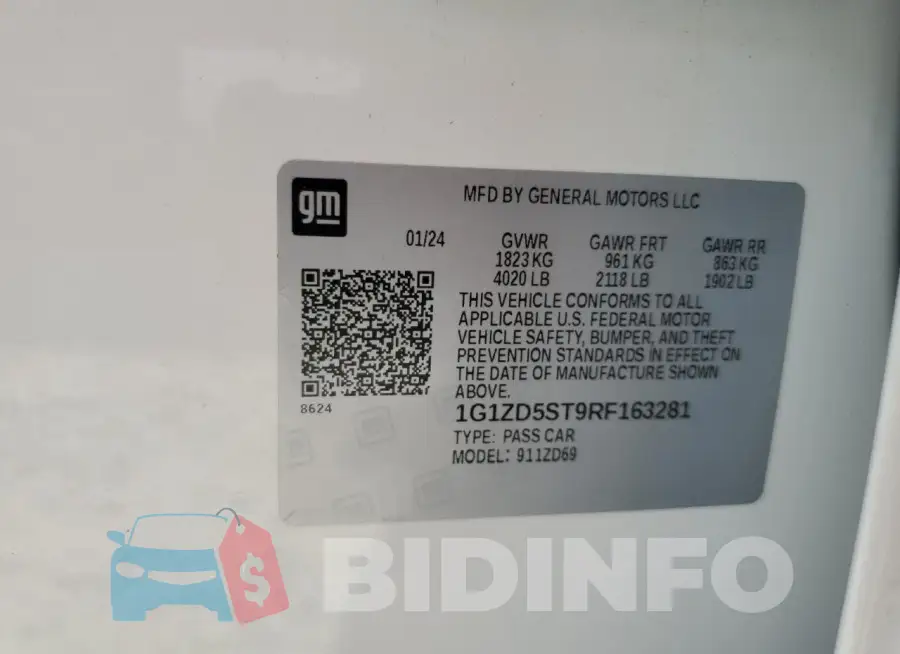 1G1ZD5ST9RF163281 Photo# 12