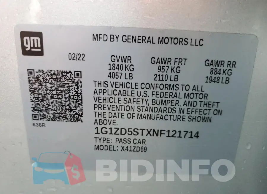 1G1ZD5STXNF121714 Photo# 12