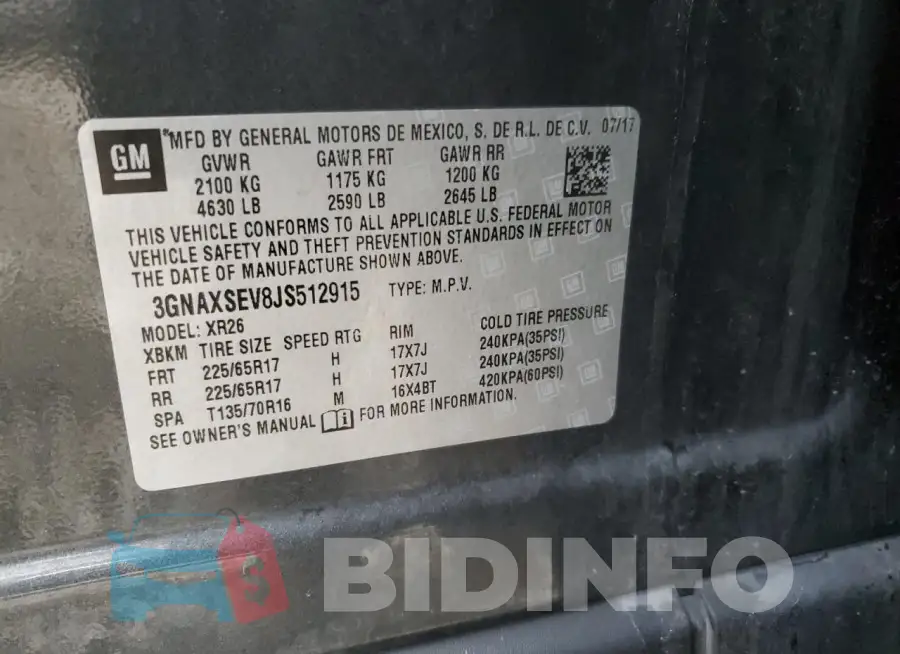 3GNAXSEV8JS512915 Photo# 13
