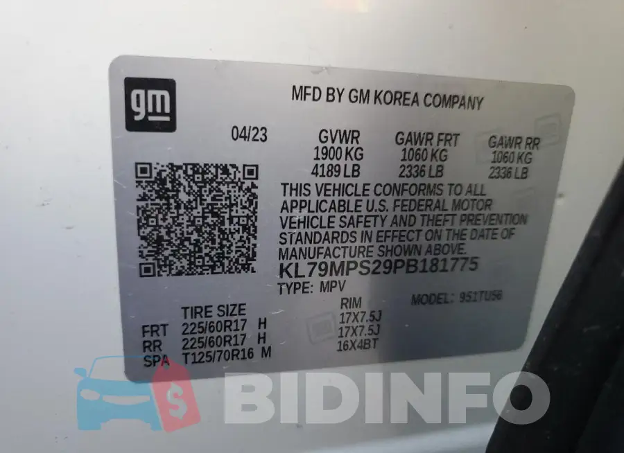 KL79MPS29PB181775 Photo# 13