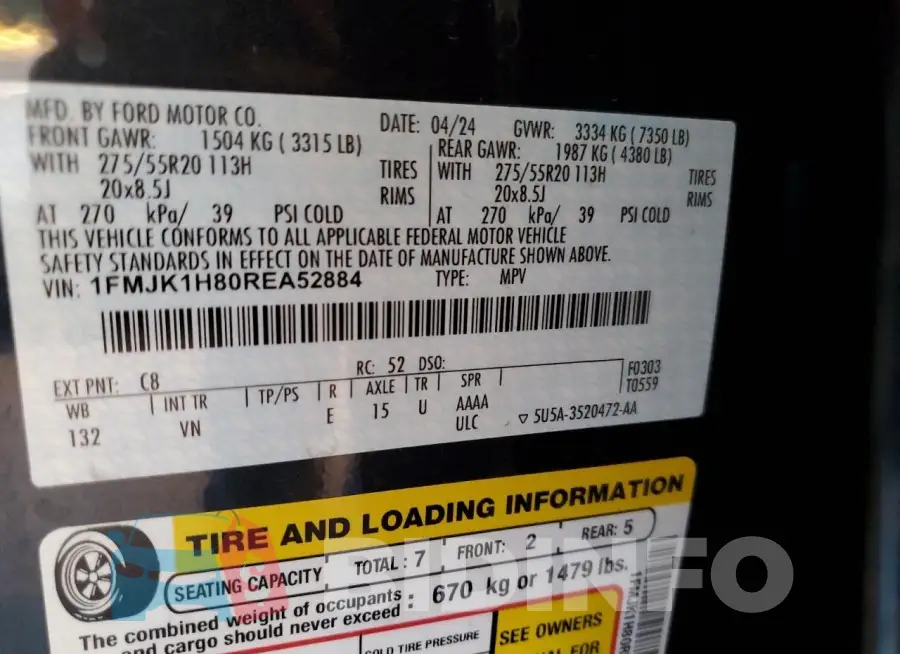 1FMJK1H80REA52884 Photo# 14