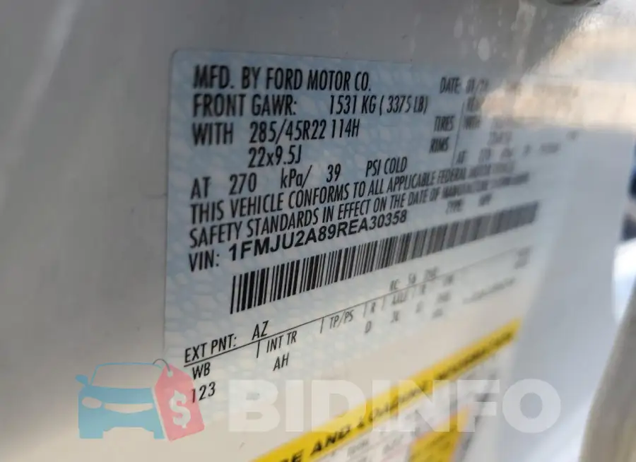 1FMJU2A89REA30358 Photo# 13