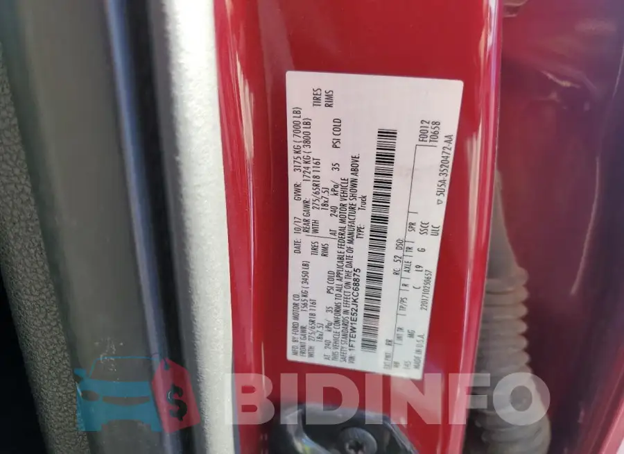 1FTEW1E52JKC68875 Photo# 12