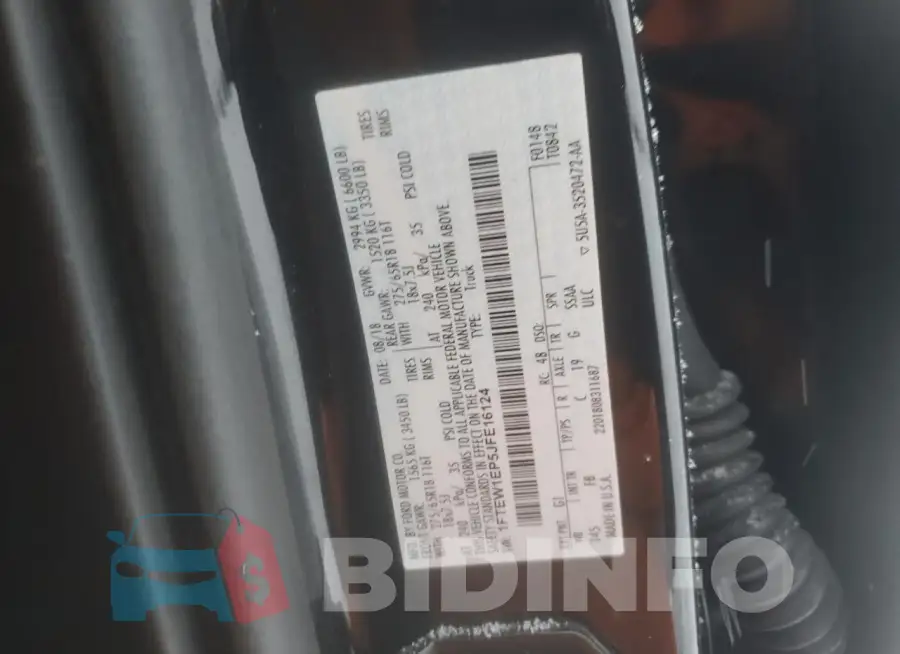 1FTEW1EP5JFE16124 Photo# 12