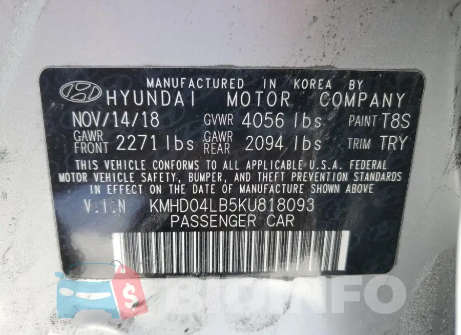 KMHD04LB5KU818093 Photo# 12