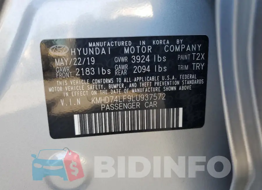 KMHD74LF9LU937572 Photo# 13