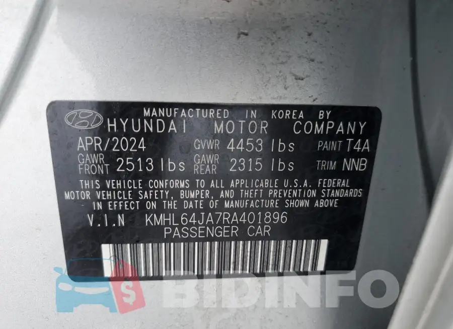 KMHL64JA7RA401896 Photo# 12