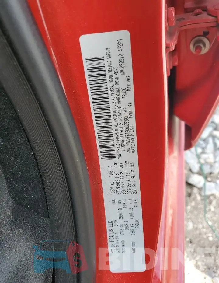 1C6SRFBT2KN865283 Photo# 13